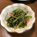 mikutasu's cooksnap of when they made 春菊とワカメの柚子胡椒和え.