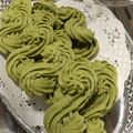 クック57CUH1☆'s cooksnap of when they made サクサク絞り出しクッキー＊濃い抹茶.