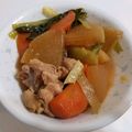 Dahyana's cooksnap of when they made 大根と鶏肉の煮物☆簡単！美味！作りおきに.