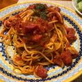 HARUKA0106's cooksnap of when they made カプリ風トマトとニンニクのスパゲッティ.