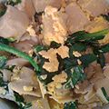 ya_yo_yi's cooksnap of when they made にらと凍み豆腐（高野豆腐）の卵とじ.