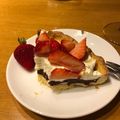 unyan's cooksnap of when they made いちごの美味しい季節に生チョコ苺タルト.