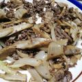 料理スキになってきた's cooksnap of when they made 簡単♪弁当レシピ☆満足すき焼き牛そぼろ丼.