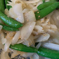 クックXXQ1ZB☆'s cooksnap of when they made スナップえんどう＆新玉ねぎの甘辛みそ炒め.