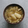 やまひろたい☆'s cooksnap of when they made 簡単！シャキシャキ❇ヤーコン❇の味噌汁♪.