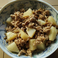 かなくんマミー's cooksnap of when they made 簡単！長いものひき肉炒め.
