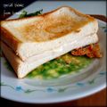 ともみろ's cooksnap of when they made 【簡単フライパンでハムチーズホットサンド.