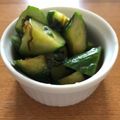 ゆゆゆぱっと's cooksnap of when they made さっぱり病みつき☆塩昆布きゅうり.