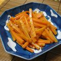machi5111's cooksnap of when they made ♡新にんじんの柚子胡椒炒め♡.