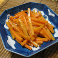 machi5111's cooksnap of when they made ♡新にんじんの柚子胡椒炒め♡.
