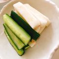 KAORULALA's cooksnap of when they made ✪長いもと胡瓜✪梅昆布茶和え.