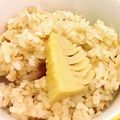 ブルちゃん☆'s cooksnap of when they made たけのこごはん筍ご飯 3合炊きで2合分◎.