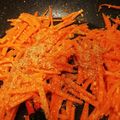 s0raりんご's cooksnap of when they made 常備菜☆にんじんのピリ辛ごまみそ炒め.