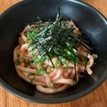 カフェRosie's cooksnap of when they made 簡単！3分でできる！明太子クリームうどん.