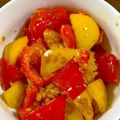 ittunnn's cooksnap of when they made レンジで簡単！パプリカの味噌チーズ.