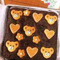 ちょこまみれmog's cooksnap of when they made 濃厚ブラウニー.