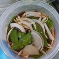 ☆noh☆'s cooksnap of when they made 絹さやエンドウの大量消費　中華タレ漬け.