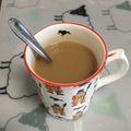 ひつじ・×・'s cooksnap of when they made 甘くて幸せ～♪練乳tea❤.
