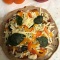 ろんどんどん's cooksnap of when they made 全粒粉100%手作りピザ.