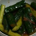 ヨシヨッシー's cooksnap of when they made 簡単たたき梅きゅうり.