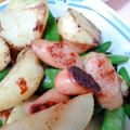 マミーミッキー's cooksnap of when they made じゃがいもとスナップエンドウの炒め物.