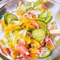 sunita's cooksnap of when they made カニカマと彩り野菜のフレッシュマリネ♪.