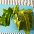 09mik's cooksnap of when they made 簡単！ピーマンの種を避けて切るコツ.