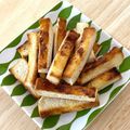 にきけん's cooksnap of when they made パンの耳 救済✨練乳ラスク.