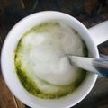 Bäckerei's cooksnap of when they made 抹茶はいらない緑茶ラテ(緑茶ミルク)　.