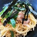 まいぴょん0808's cooksnap of when they made わさびバター風味＊明太子としめじのパスタ.