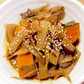chirokoka's cooksnap of when they made かぼちゃ入り！きんぴらごぼう☆.