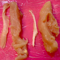 tocco0429's cooksnap of when they made 快感⁈簡単キレイ！鶏 ささみの筋の取り方.