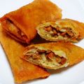 ふみこばあ's cooksnap of when they made 冷やご飯活用！パリパリ納豆春巻き.