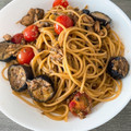うさぎのためちゃん's cooksnap of when they made サバ缶とナスの和風パスタ.