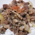 尾崎食品株式会社's cooksnap of when they made 吉野家やすき屋に負けない簡単牛丼！.