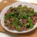 ちー（・＿・）'s cooksnap of when they made 居酒屋風☆砂ずりとピーマンのニンニク炒め.