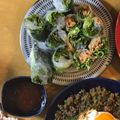 uka0430's cooksnap of when they made 薬膳 生春巻はニラ春雨いためを巻いて.