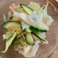 ポメちょん's cooksnap of when they made レタスときゅうりの中華風サラダ.