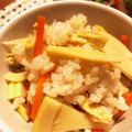 サクラポムポム's cooksnap of when they made 白だしで簡単！おいしい 筍ご飯.