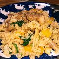 みほほえ's cooksnap of when they made スタミナ！☆ニンニクステーキ炒飯.