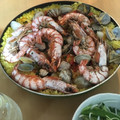 lala2020's cooksnap of when they made 自宅で簡単。海老とあさりの本格パエリア.