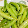 みんつ07's cooksnap of when they made スナップえんどうごま油炒め☆農家さんより.