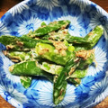ぱぴぷぺぽち's cooksnap of when they made スナップエンドウの梅マヨおかか和え☆.