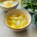 runa10's cooksnap of when they made 白菜のかきたま汁.