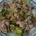 まろん☆'s cooksnap of when they made 豚レタ炒め.