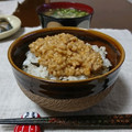 ダイナマイト漆黒's cooksnap of when they made 納豆とシソの実のまぜご飯.