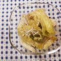 4児男子母さんの台所's cooksnap of when they made しらすとレタスのレンチン中華風サラダ.