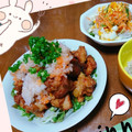 向日葵nyanko♪'s cooksnap of when they made 定食屋さん風☆から揚げ☆おろしポン酢和え.