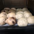 クックXHKZ01☆'s cooksnap of when they made バジルと練り込みチーズのちぎりパン.