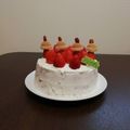 eco3mama's cooksnap of when they made リトルミイ苺ショートケーキグラスデザート.
